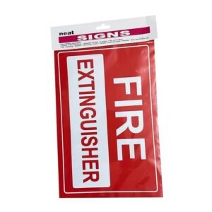 Fire Extinguisher Sign Logo