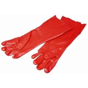 Red PVC Coated With Polyester Lining