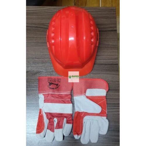 Safety Helmet and Gloves Safety Helmet and Gloves