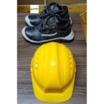 Safety Boots and Helmet