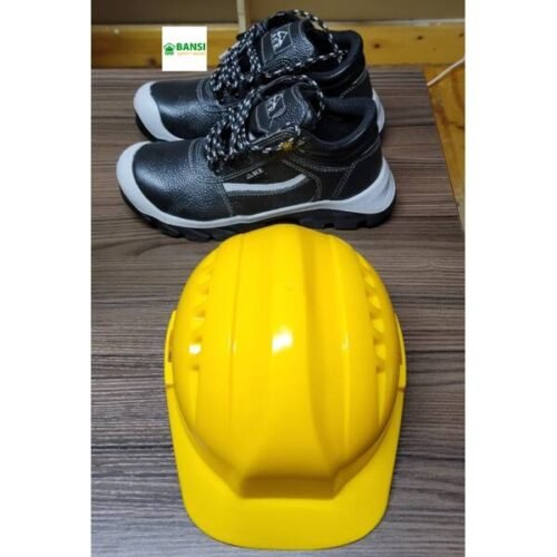 Safety Boots and Helmet