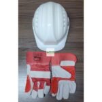 Safety Helmet and Gloves