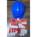 Safety Helmet and Gloves