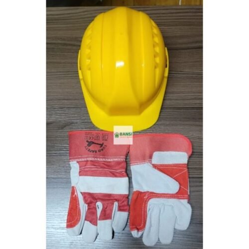 Safety Helmet and Gloves Safety Helmet and Gloves