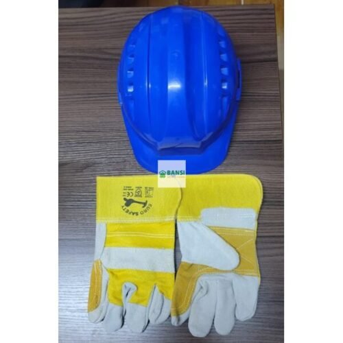 Safety Helmet and Gloves Safety Helmet and Gloves