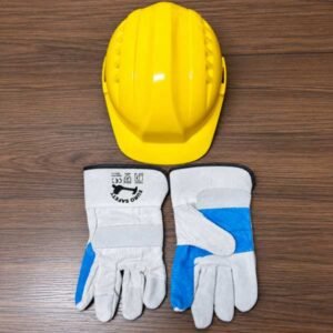 Reflective Safety Helmet with Gloves