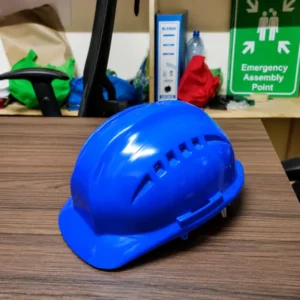 Blue Safety Helmet in Kenya