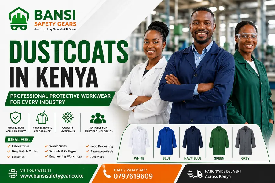 Professional industrial, medical and laboratory dustcoats in Kenya