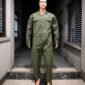 Jungle Green Plain Overall