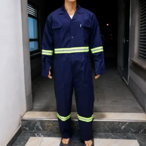 Navy Blue Reflective Overalls