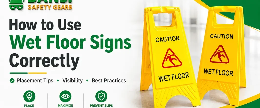 How to Use Wet Floor Signs Correctly