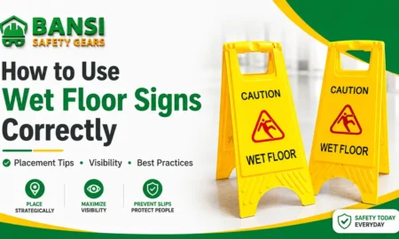 How to Use Wet Floor Signs Correctly