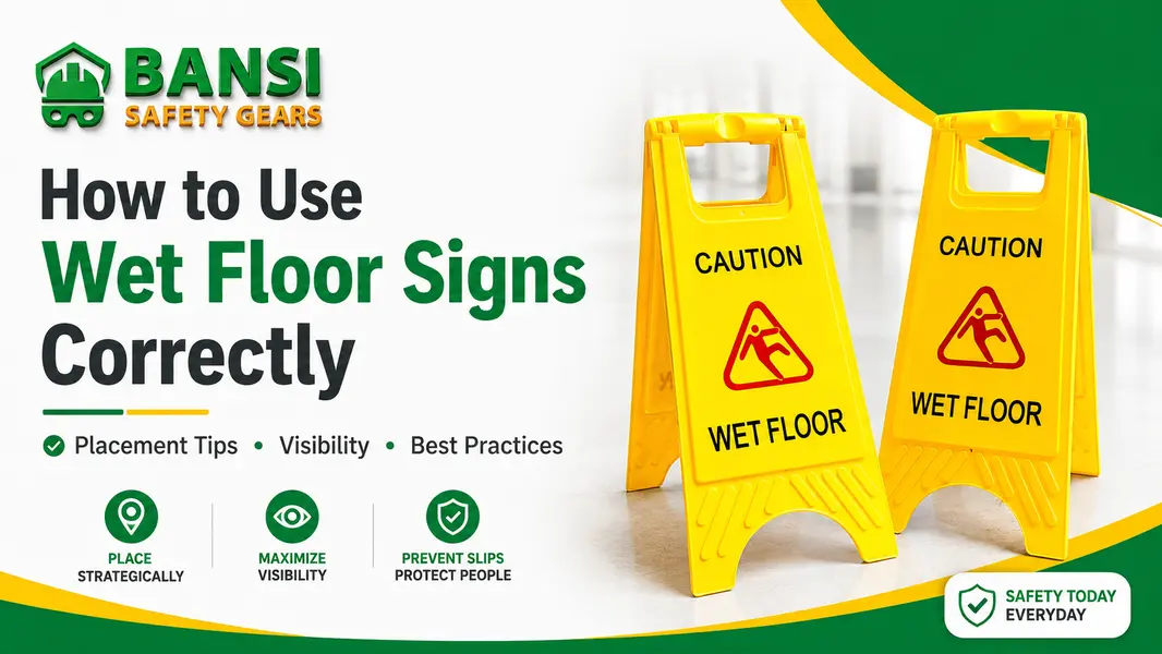 How to Use Wet Floor Signs Correctly