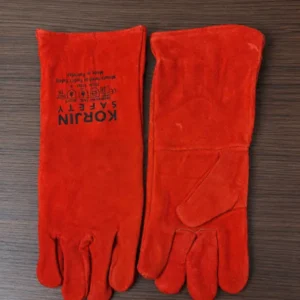 Red Leather Welding Gloves 16 Inch Kenya